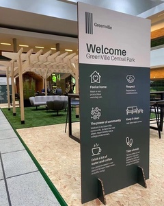 Tùy chỉnh có thể gập lại thân thiện với môi trường hiện đại phẳng gói các tông sóng hiển thị Kệ sàn đứng cửa hàng đồ nội thất giấy - Product Image 2