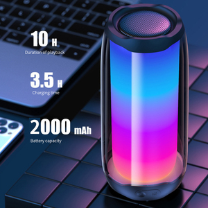 PortableL4 haut-parleur Blue-tooth Party Audio KTV180 degrés prise en charge de la lumière LED USB, TFcard, FM, répondre au téléphone ordinateur - Product Image 3