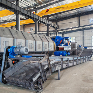 Convoyeur à chaîne avec plaques de protection latérale anti-impact 10-100 TPH pour le transport et la déshydratation intégrés des déchets industriels de construction - Product Image 2