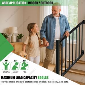 Sistema de Barandilla para Escaleras de Aluminio Moderno BH Railing G2, Resistente, con Garantía de por Vida y Opciones Personalizables - Product Image 3