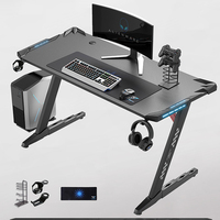 Bureau de jeu Bureau d'ordinateur Table de bureau Gamer PC Workstation Game Competitive Desks