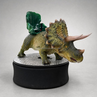 Triceratops animatronique pour balade VR, équipement de parc d'attractions avec selle et guidon