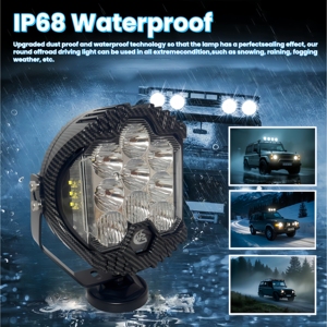 Tốt Nhất Bán Hot Sản Phẩm Trung Quốc Chất Lượng Cao 5 Inch 7 "<span class=keywords><strong>LED</strong></span> Làm Việc Ánh Sáng Cho Xe Ban Ngày Chạy Đèn - Product Image 4