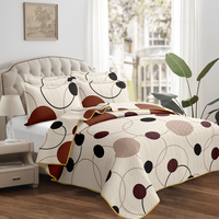 Ensemble de housse de couette de luxe sur mesure pour lit Queen Size, fabriqué en Chine, en polyester simple 300tc, 5 pièces, haute qualité, léger