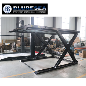 वाहन होस्ट प्लेटफॉर्म के साथ दो-पोस्ट कैंची डिजाइन हाइड्रोलिक टिल्टिंग कार पार्किंग लिफ्ट सिस्टम - Product Image 6