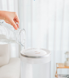 Facile à utiliser <span class=keywords><strong>6L</strong></span> grand réservoir <span class=keywords><strong>d</strong></span>'eau humidificateur remplissage supérieur et transparent pour ménage hôtel alimentation électrique 1 an de garantie - Product Image 6