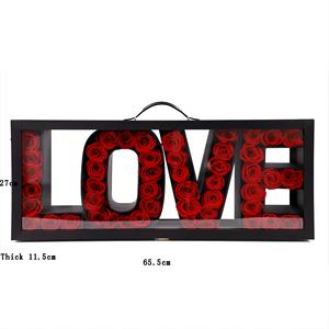 Regalos del Día <span class=keywords><strong>de</strong></span> <span class=keywords><strong>San</strong></span> Valentín Flor preservada Rosa <span class=keywords><strong>Carta</strong></span> <span class=keywords><strong>de</strong></span> AMOR Infinito Flores eternas encantadas <span class=keywords><strong>de</strong></span> larga duración en caja <span class=keywords><strong>de</strong></span> regalo <span class=keywords><strong>de</strong></span> acrílico - Product Image 3