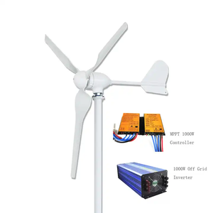 ระบบพลังงานลมออฟกริด 1000w 12v 24v /48v พร้อมตัวควบคุม Mppt และคลื่นไซน์บริสุทธิ์ - Product Image 2