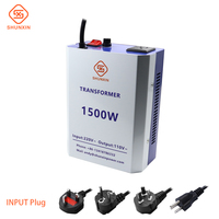 1500 Watt Japanischer Aluminium-Spannungswandler Transformator 11V 220V/220V 110V Stromwandler Aufwärts/Abwärts Japan-Spannungskonverter