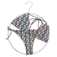 14 "Lady Chrome Silver Cintre Bikini Cintre Rond Affichage Fil Métallique Maillots De Bain Cintres
