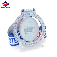 Médailles de sport Marathon Longzhiyu, fabrication sur mesure, médailles combinées mignonnes d'anime, vente en gros, médailles en métal amusantes pour enfants, médailles de course