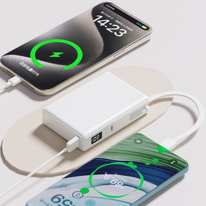 Batería Externa Portátil de 20000mAh, Nueva, con Carga Rápida, Pantalla LED de Energía y Cable Tipo-C Integrado - Product Image 3