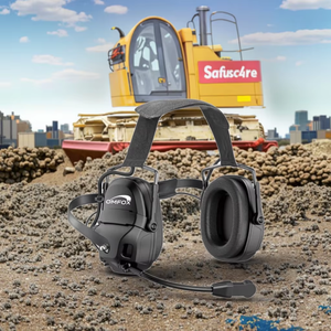 <span class=keywords><strong>Casque</strong></span> sans fil professionnel de protection auditive avec réduction de bruit ENC (85 dB) et écouteurs étanches pour l'exploitation minière du charbon - Product Image 2