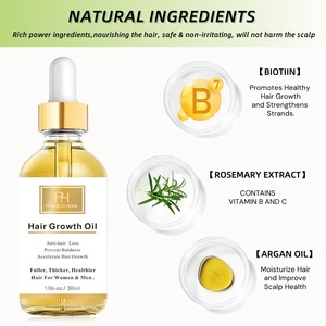 Olio Nutriente per il Cuoio Capelluto 100% Naturale al Rosmarino e Biotina, Trattamento Anticaduta, Siero per la Crescita dei Capelli, Regalo di Natale - Product Image 2
