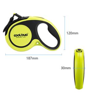 Correa retráctil automática duradera para perros <span class=keywords><strong>de</strong></span> 5M y 50KG, 16 pies, nailon, plomo para perros y gatos, ruleta reflectante para perros para caminar cachorros - Product Image 6