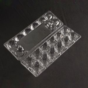 Customized Logo Wholesale <b>Plastic</b> Egg <b>Trays</b> for 12 Egg Carton Reusable PET Egg Container Free Samples - Product Image 3