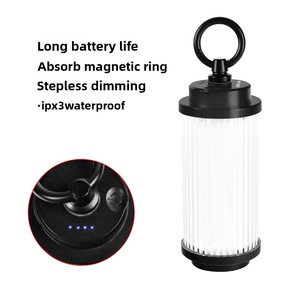 Xách tay <span class=keywords><strong>LED</strong></span> cắm trại đèn lồng IP65 đánh giá điều khiển cảm ứng USB có thể sạc lại siêu dài tuổi thọ pin tuyệt vời khả năng hiển thị dễ dàng mang theo - Product Image 6