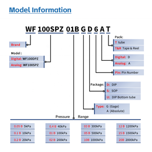 -100~300kPa <strong>arduino</strong> Analog Pressure <strong>Sensor</strong> WF100S, <strong>Sensor</strong> Application for Tire Pressure, TMAP <strong>Sensor</strong>, Intake System, Monitor - Product Image 5