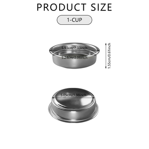 Nhà Máy 1Pcs Thân Thiện Với Môi Tái Sử Dụng 51Mm Hai Lớp Thép Không Gỉ Giỏ Cà Phê Lọc Xử Lý Cốc Duy Nhất Vĩnh Viễn Cà Phê - Product Image 3