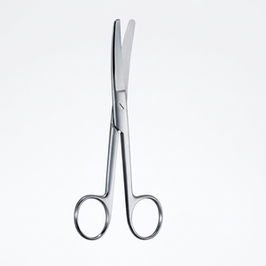 Ciseaux manuels Odontomed 2011 ODM-24-6F de qualité supérieure, à extrémités émoussées/courbées, en acier inoxydable (14 CM), certifiés CE - Product Image 1