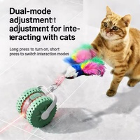 Balle de jeu intelligente de luxe classique pour chat, laser électrique infrarouge interactif, jouet automatique pour chat et chien, balle de sport rapide