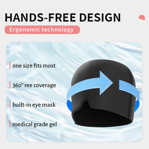 MOEN Cold Therapy Headache Relief Gel Ice Hat Cap Migraña Ice Head Cap <span class=keywords><strong>para</strong></span> tensión Puffy Eyes Migraine Relief Cap - Product Image 3