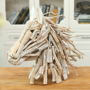 Diskon besar ornamen kayu sorot seni dinding dekoratif hewan patung untuk dijual - Product Image 3