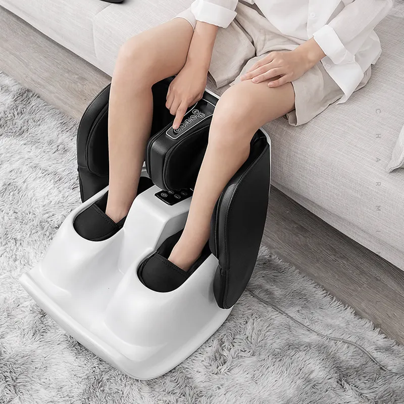 2022 Knoppen Elektrische Trillingen Voet Massage Machine Met Warmte, Shiatsu