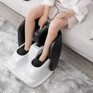 2022 Buttons Electric Vibration Foot Massager Machine With Heat Shiatsu