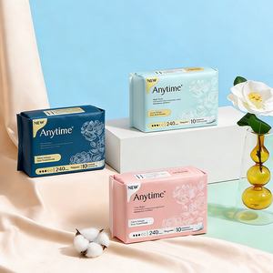Precio Directo de Fábrica al por Mayor Toallas Femeninas de Algodón Ultra Suave para Uso Diurno y Nocturno Varios Tamaños - Product Image 1