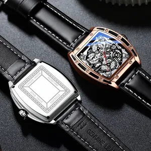 CHENXI 8265 Watch Men New Arrival Fashion Business Quartz Watches Men's Genuine Leather Date Waterproof Luminous Wristwatches
