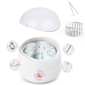 Portable Ultrasonic <b>Cleaner</b> For Dentures <b>Retainers</b> Braces High Frequency 42kHz - Product Image 1