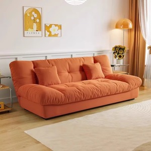 Canapé-<span class=keywords><strong>lit</strong></span> convertible moderne <span class=keywords><strong>en</strong></span> tissu, sièges inclinables, design pliable, causeuse <span class=keywords><strong>2</strong></span> places, hauteur réglable <span class=keywords><strong>en</strong></span> fer, confortable pour salon - Product Image 3
