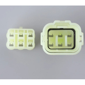 Conectores Automotrices de 6 Pines, Conector de Plástico Amarillo Macho y Hembra para Vehículos Toyota, Estándar Mo 161 - Product Image 4