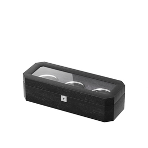 <span class=keywords><strong>Caja</strong></span> Organizadora <span class=keywords><strong>de</strong></span> Relojes Octagonal Negra <span class=keywords><strong>de</strong></span> Lujo con Diseño <span class=keywords><strong>de</strong></span> Logotipo Personalizado para Relojes <span class=keywords><strong>Casio</strong></span> y Colecciones Premium - Product Image 2