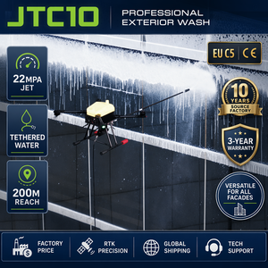 Drone de <span class=keywords><strong>nettoyage</strong></span> de centrales solaires fiable, certifié CE C5, alimentation haute pression, systèmes opérationnels professionnels pour le travail sur le terrain, conception technologique - Product Image 1