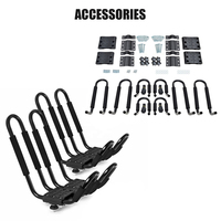 Support de toit universel robuste en J pliable pour kayak, canoë, planche de surf, SUP, paddleboard, SUV, camionnette, fourgonnette