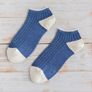 Coreano doble agujas de canalé de algodón a rayas de No Show <span class=keywords><strong>calcetines</strong></span> de los hombres - Product Image 6