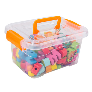 100 Pezzi di Perline Alfanumeriche per Allenamento Sensoriale, Gioco Matematico per Bambini e Ragazzi, Giocattolo Montessori in Legno per Età 2-14 Anni - Product Image 1