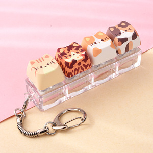 Llavero Antiestrés Creativo con Botón de Gato, Pequeño Colgante Decorativo, Juguete Antiestrés, Pequeño Regalo Unisex para Mayores de 15 Años - Product Image 6