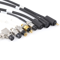 Connecteur de câble circulaire industriel sous-marin 4P 7P 8P IP67 IP68 IP69 à verrouillage par filetage Mâle Femelle Personnalisé
