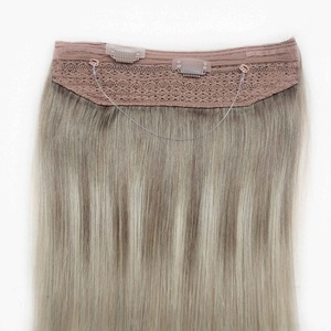 <span class=keywords><strong>Capelli</strong></span> umani Remy naturali a doppia estrazione Flip On Hair <span class=keywords><strong>con</strong></span> filo di pesce <span class=keywords><strong>elastico</strong></span> Clip di un pezzo nelle estensioni dei <span class=keywords><strong>capelli</strong></span> - Product Image 3