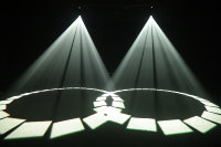 Cabeza Móvil Híbrida Polarlights LED 250W Beam Spot Wash CMY CTO BSW para Escenario Club Boda Evento Espectáculo Teatro Alquiler