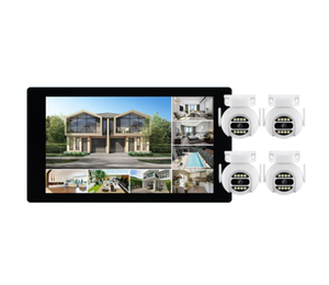 3MP PTZ NVR hệ thống với <span class=keywords><strong>4</strong></span> máy ảnh 4CH <span class=keywords><strong>IP</strong></span> CCTV không dây Home an ninh máy ảnh ngoài trời không thấm nước wifi phát hiện chuyển động CMOS - Product Image 4