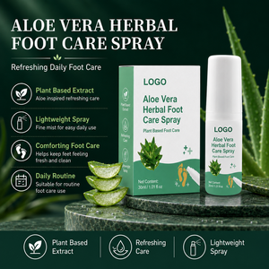 Spray Refrescante <span class=keywords><strong>para</strong></span> Pies con <span class=keywords><strong>Aloe</strong></span> <span class=keywords><strong>Vera</strong></span> Aoyi, Desodorante en Spray, Materia Prima Natural, Bruma Herbal <span class=keywords><strong>para</strong></span> el Cuidado <span class=keywords><strong>de</strong></span> la Piel <span class=keywords><strong>de</strong></span> los Pies en Adultos - Product Image 2