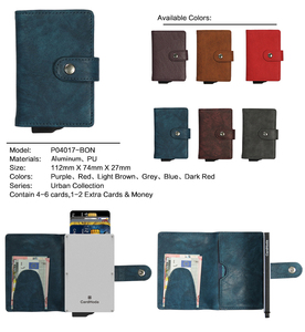 กระเป๋าสตางค์อลูมิเนียม CardHoda แบบสั้นบาง ป้องกัน RFID พร้อมซับในผ้ากำมะหยี่และตัวล็อคแบบหัวเข็มขัด ดีไซน์มินิมอลสำหรับทุกเพศ - Product Image 4
