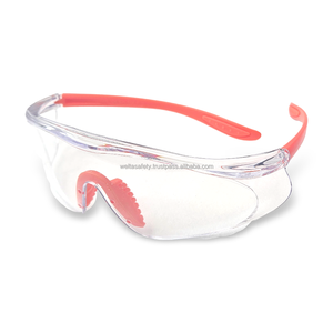 WELTA OEM Accepté Cyclisme Polycarbonate Lunettes Transparent Coupe-Vent Anti-Buée Protection Des Yeux avec Résistance Aux Éclaboussures Caractéristiques - Product Image 1