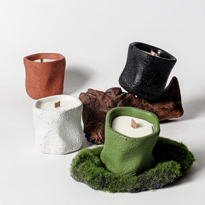 Bougie en cire de noix de coco, diffuseur d'aromathérapie pour la maison, la chambre à coucher, ornement de Noël, style nordique fait à la main, senteurs de dessert - Product Image 3