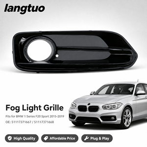 Grille de phare antibrouillard ABS, remplacement direct, pour pare-chocs avant BMW Série 1 F20 LCI Sport Line 2015-2019 - Product Image 1