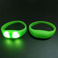 Bracelet LED personnalisé, écologique, vibrant, lumineux, télécommandé, à commande vocale, pour la décoration sur le thème de la romance